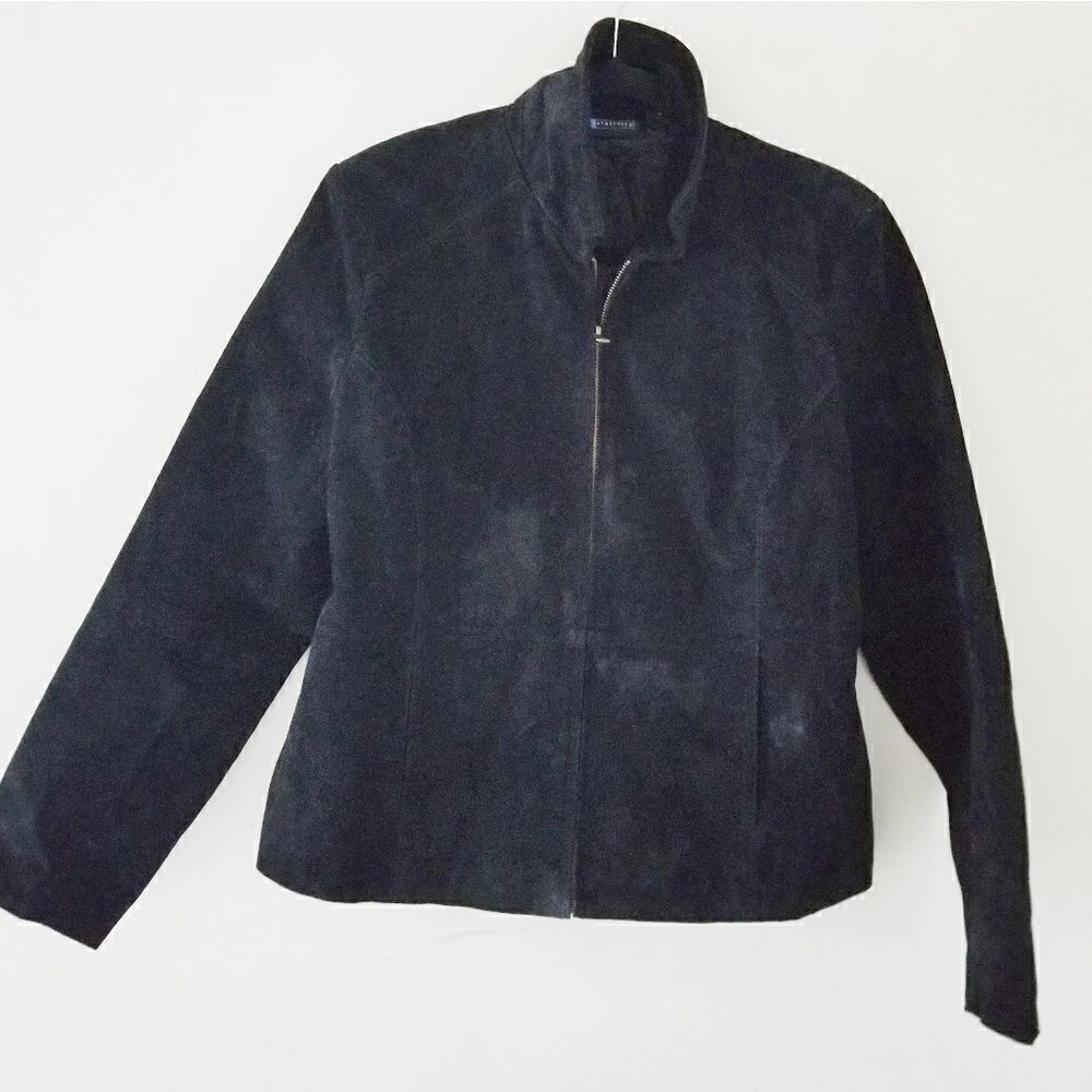 Relativity leather suade coat biker vibes